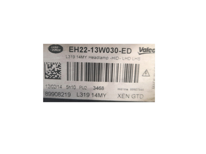 FARO DELANTERO IZQUIERDO LAND ROVER DISCOVERY 2014