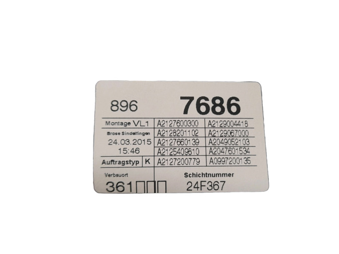 ELEVALUNAS DELANTERO IZQUIERDO MERCEDES E 220 CDI / BLUETEC 2015