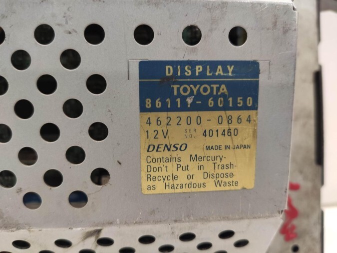 PANTALLA NAVEGACIÓN TOYOTA LAND CRUISER 2003