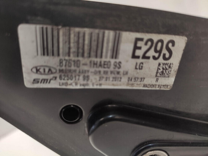 RETROVISOR IZQUIERDO KIA CEED GRIS 2012