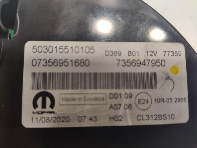 CUADRO INSTRUMENTOS FIAT 500 2020