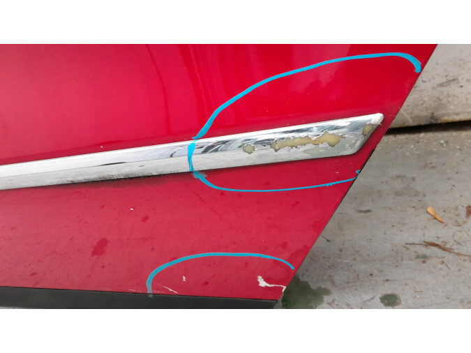 PUERTA TRASERA IZQUIERDA VOLKSWAGEN PASSAT ROJO 2010