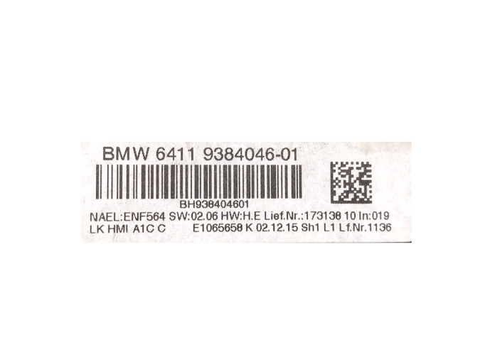 MANDO CLIMATIZACION BMW 116D 2016