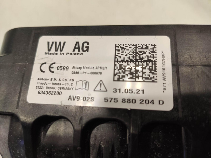 KIT AIRBAG SEAT ATECA 2021