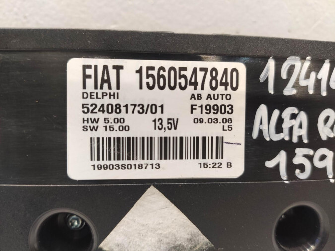 MANDO CALEFACCIÓN ALFA ROMEO 159 2006