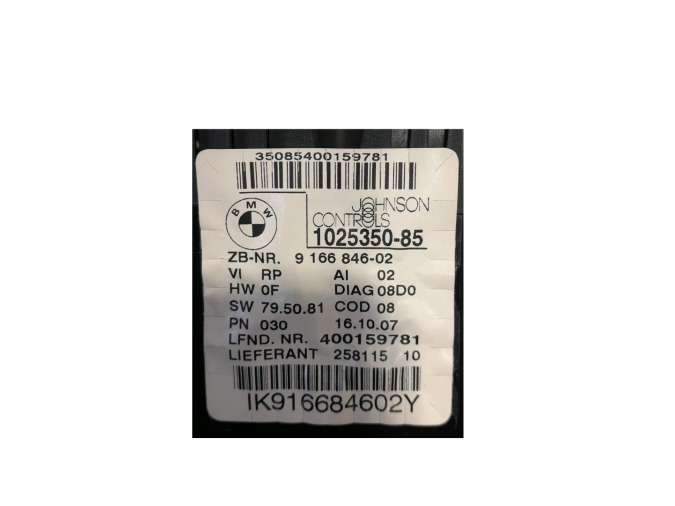 CUADRO INSTRUMENTOS BMW 330D 2007