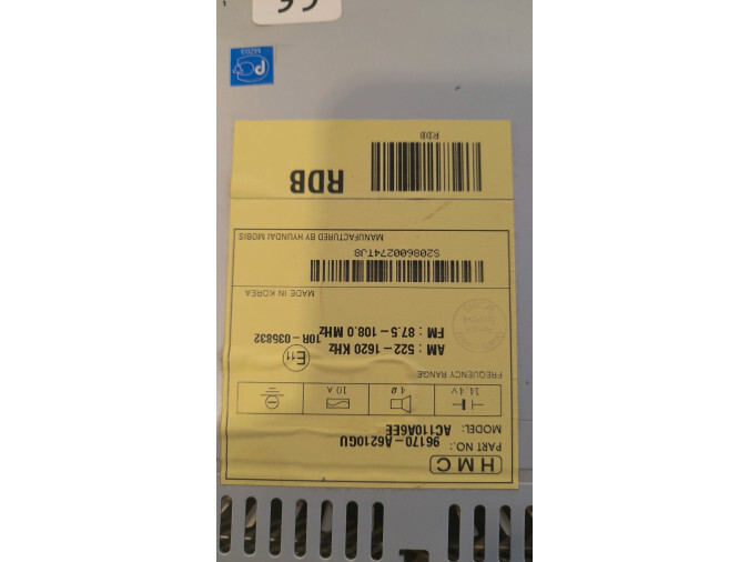RADIO CD HYUNDAI I30 2012