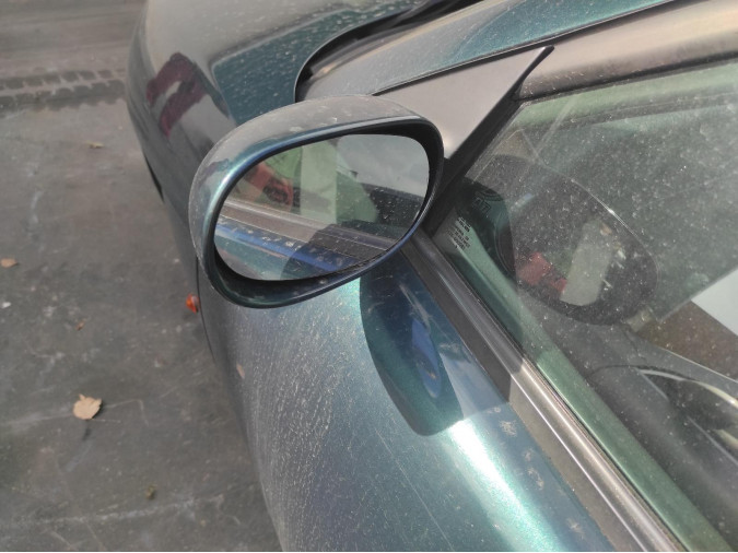RETROVISOR IZQUIERDO FIAT COUPE VERDE 1999