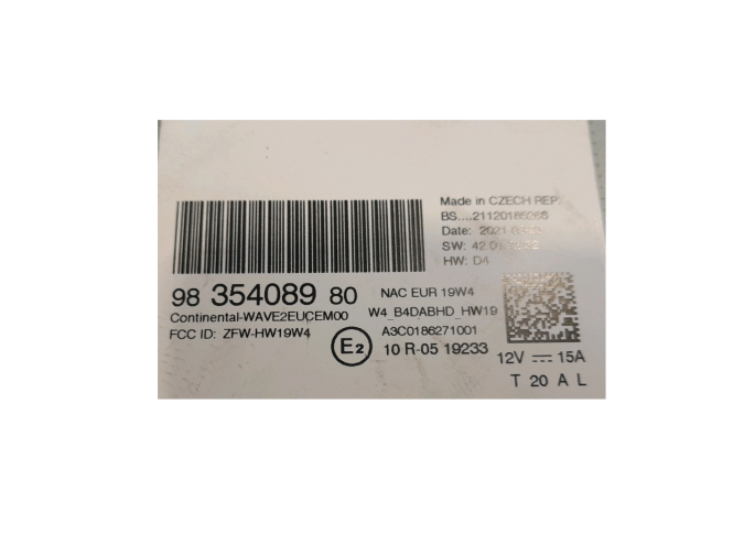 SISTEMA DE AUDIO RADIO DS DS 7 CROSSBACK 2021