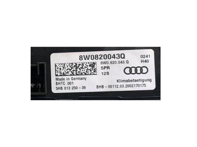 MANDO CLIMATIZADOR AUDI A5 2020